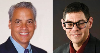 RI DISTRICT 44: At left, Incumbent State Rep. Gregory J. Costantino, a Democrat, represents District 44 (Lincoln, Smithfield and Johnston). He will face, at right, Republican Peter Anthony Trementozzi in the General Election.